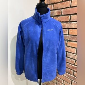 Kids Columbia Fleece Zip Up Jacket Size XL (18/20)